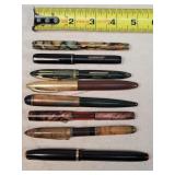 8- 14K Tipped Fountain Pens