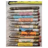 12- Tin Advertising Bullet Pencils