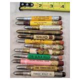 12- Tin Advertising Bullet Pencils