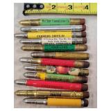 12- Tin Advertising Bullet Pencils