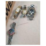 Box of Wrist Watches (some not complete)