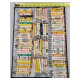 102 Vintage Advertising Bullet Pencils