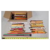 Many Vintage Advertising Pencils