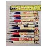 12- Vintage BEER Advertising Mechanical Pencils