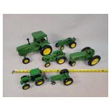 1/16 Broken JD Tractors & 1/32 Tractors