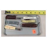 New Holland Adv. & Other Vintage Pocket Knives