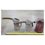 3- Oil Can Pitchers