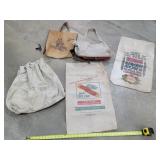 Vintage Seed Sack, Seed Broadcaster, & More