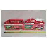 2- Coca-Cola Sound & Lighted Semi