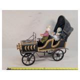 19" Long Vintage Wooden Car - Heavy