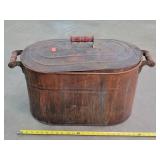 Antique Copper Boiler with Copper Lid