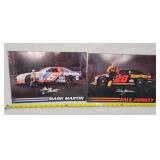 2 - 16"x11" Mark Martin & Dale Jarrett Tin Signs