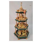 20" 4-tier German Christmas Nativity pyramid