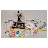 Rope Display, Windup Mr. Lucky, Pin Collection