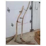 2- Antique Hay Scythes (5ft Tall)
