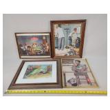 2 Norman Rockwell & 2 Other Prints
