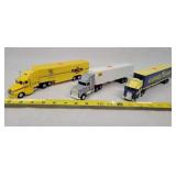 3 Pennzoil, Dekalb & Goodyear Semi & Trailer