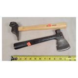 All Metal Hatchet & Unique Hammer