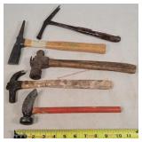 5 Hammers / Hand Axes