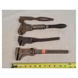 3- Monkey Wrenches & Plyers (1 IHC)