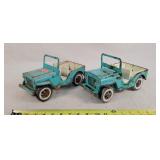 2- Played Tonka Jeeps