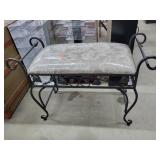 Metal Framed Padded Seat - 30"w