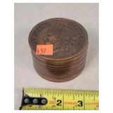 Indian Cent Coin Bank