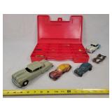 Matchbox Carrier w/ Vehicles & Other Played