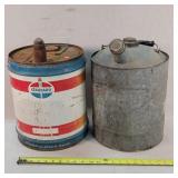 Standard Oil & Other 5 Gallon Gas Cans