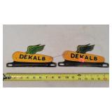 2- Dekalb License Plate Toppers