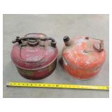 2- Vintage Gas Cans (1 is a Evinrude)