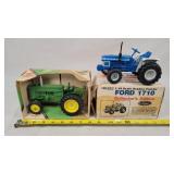 2 - 1/16 John Deere M & Ford 1710 Tractor