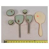 Vintage Dresser Set (1 broken mirror)