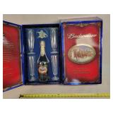 Budweiser Limited Edition Bottle & Glasses Set