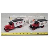 2 Pie & Amstel Beer Vehicle Banks