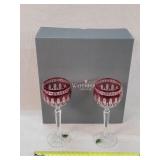 Waterford Crystal Red Stem Glasses