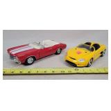 1/18 1972 Chevy Chevelle & Mustang Mach lll
