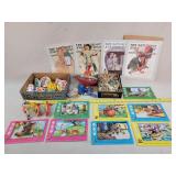 Vintage Mini Puzzles, Tin Clickers, & More