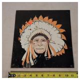 12" Indian Paints Tin Sign - Cutoff