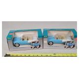 2- 1955 Chevrolet Car Banks