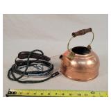 K&M Vintage Iron & Copper Tea Kettle