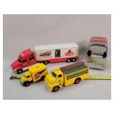 Coca-Cola Bank Trucks, Napkin Dispenser, Semi