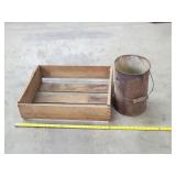 Shotgun Can & Wood Crate