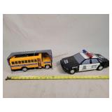 Tonka Sound Police Car & Nylint School Bus