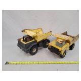 Played Tonka & Nylint Dump Trucks