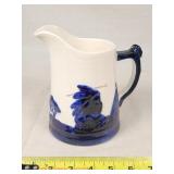 7"t Old Sleepy Eye Blue & White Pitcher - ORIGINAL