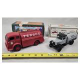 2 Texaco & Mobil Oil Tanker Vehicle Banks