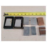 8- Vintage Zippo Lighters