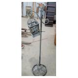 Vintage Metal Lantern Style Candle Holder 49"