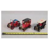 3- Vintage Tin Vehicles